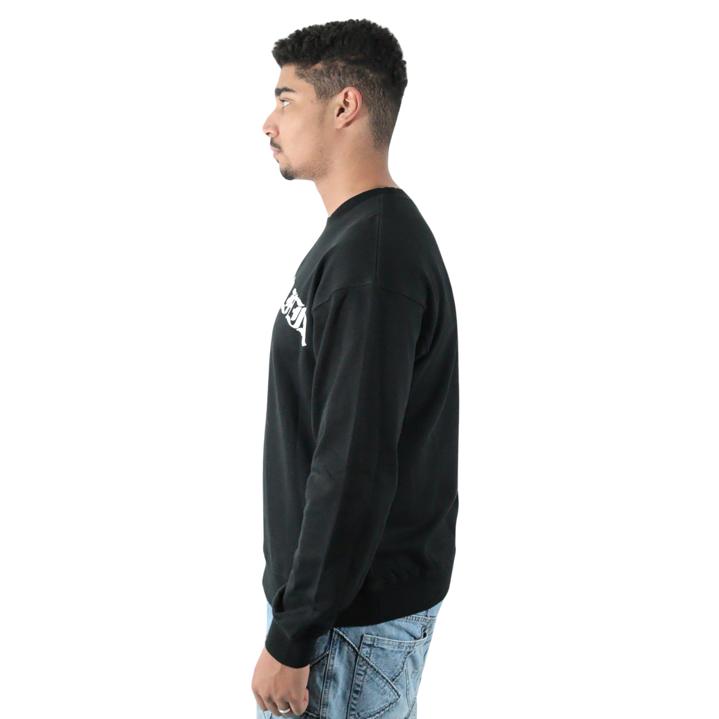 BASIC OVERSIZED SWEATER - BLACK / UNISEX
