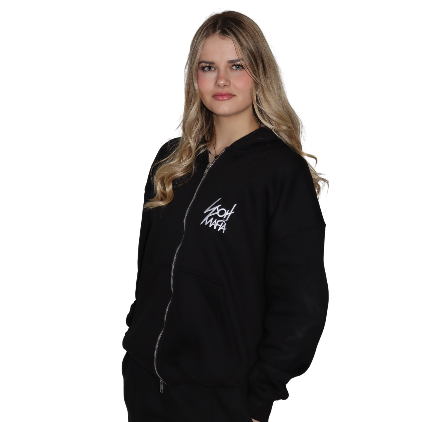 LUXURY - OVERSIZED ZIPPER / BLACK