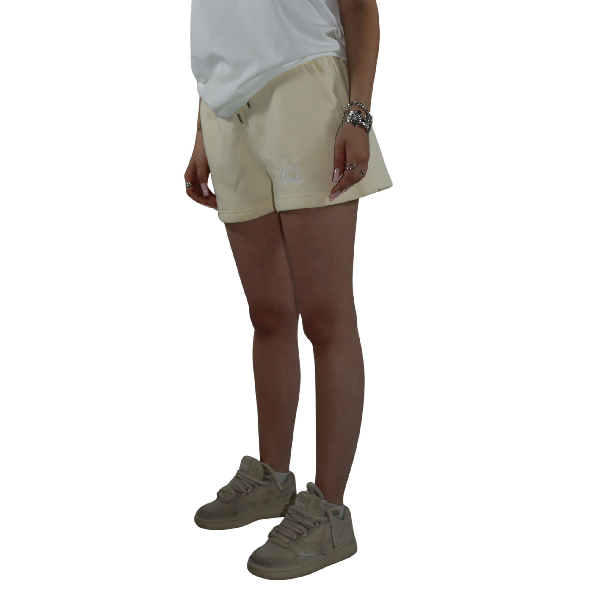 CROPPED SHORT - BEIGE