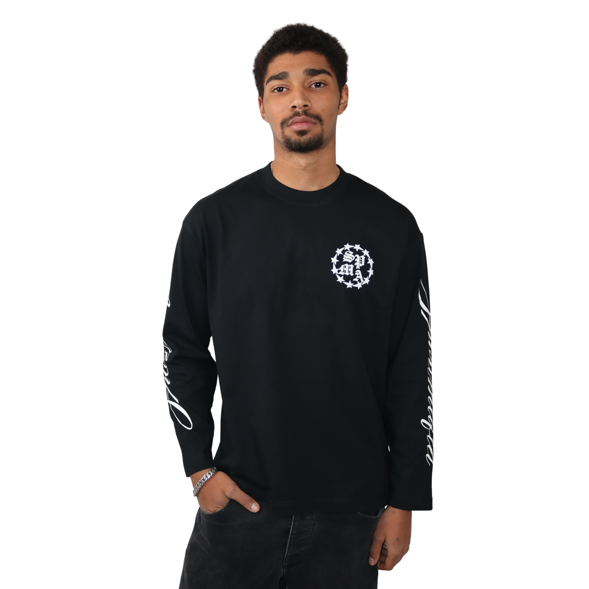 CREW NECK LONGSLEEVE / BLACK