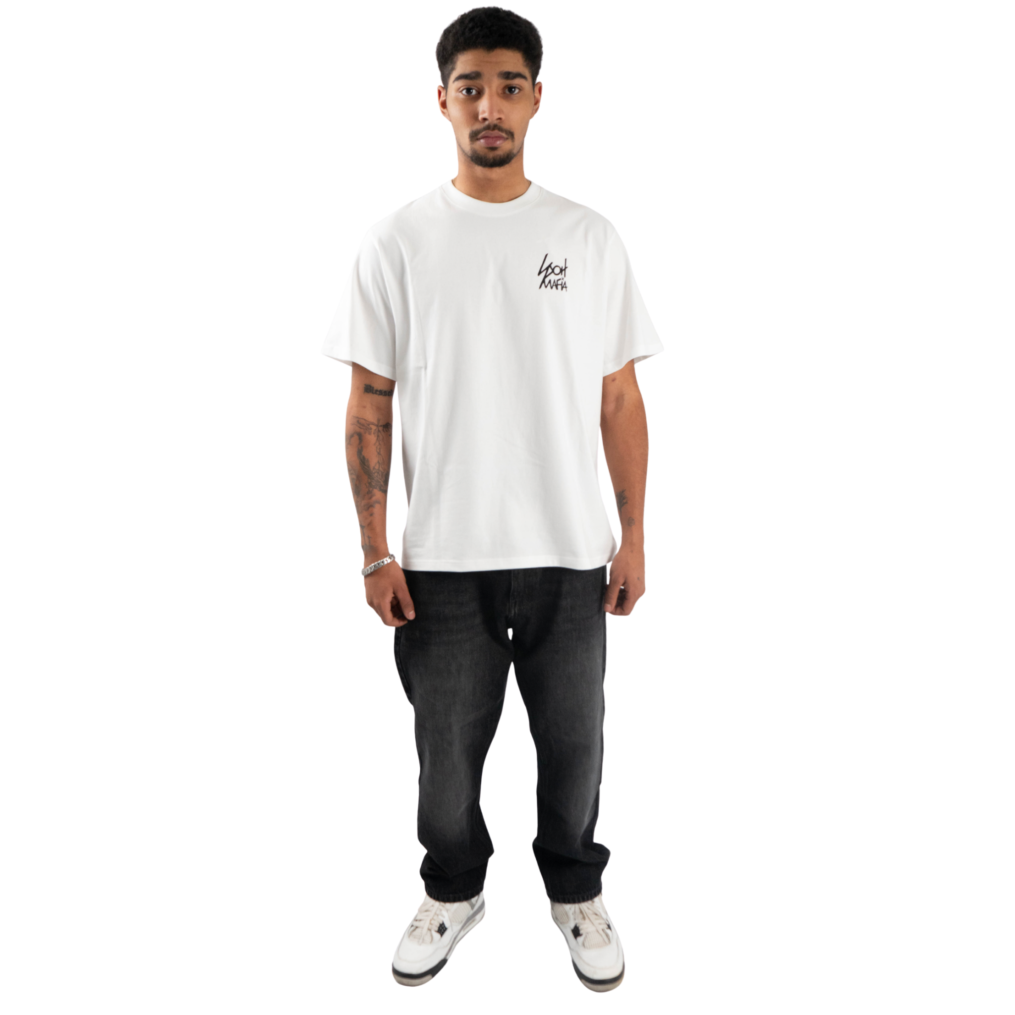 WASHED DENIM / BLACK