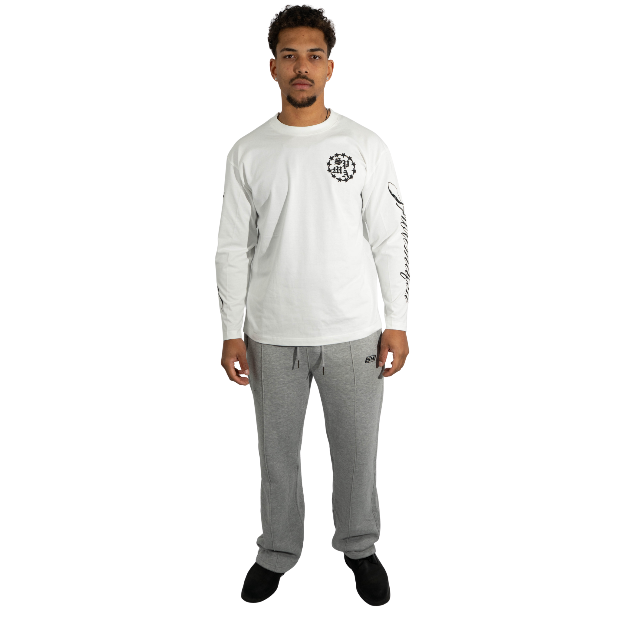 CREW NECK LONGSLEEVE / WHITE