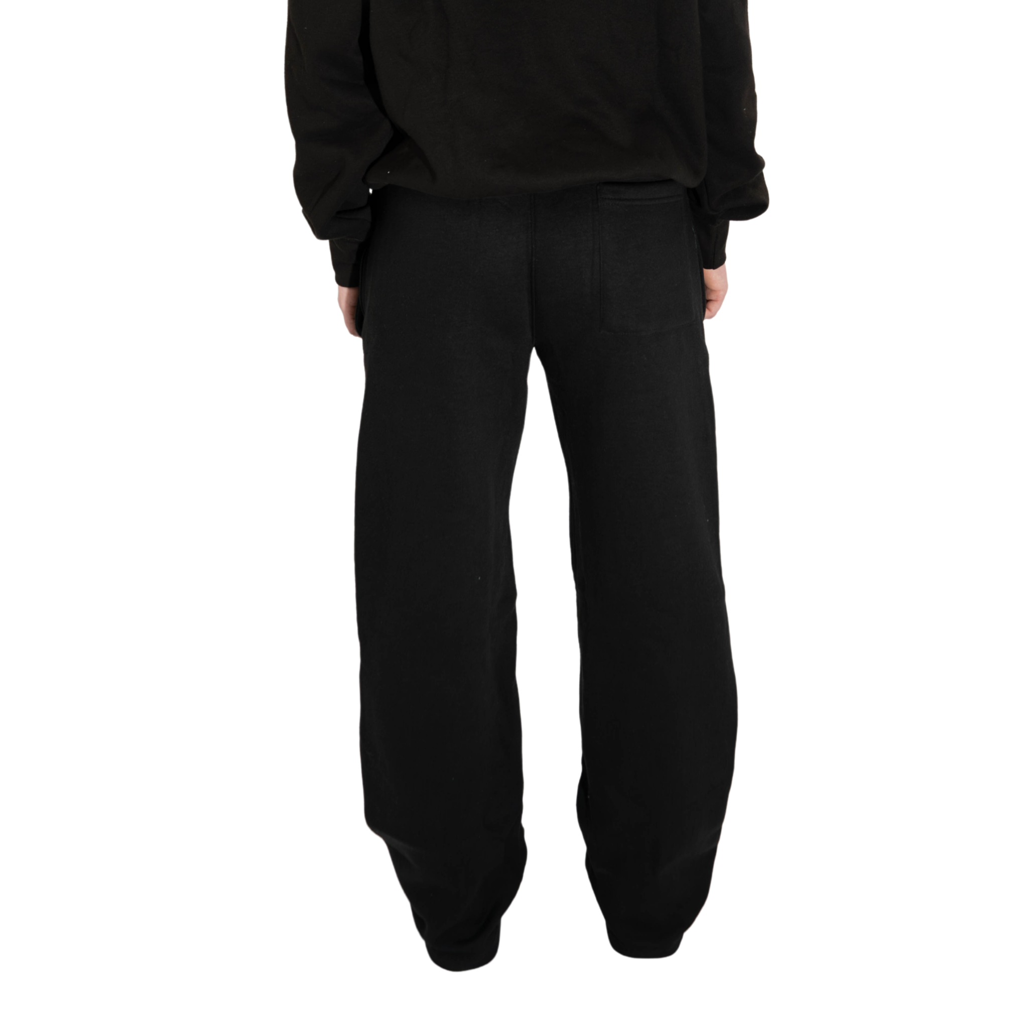 WIDE LEG JOGGER - BLACK