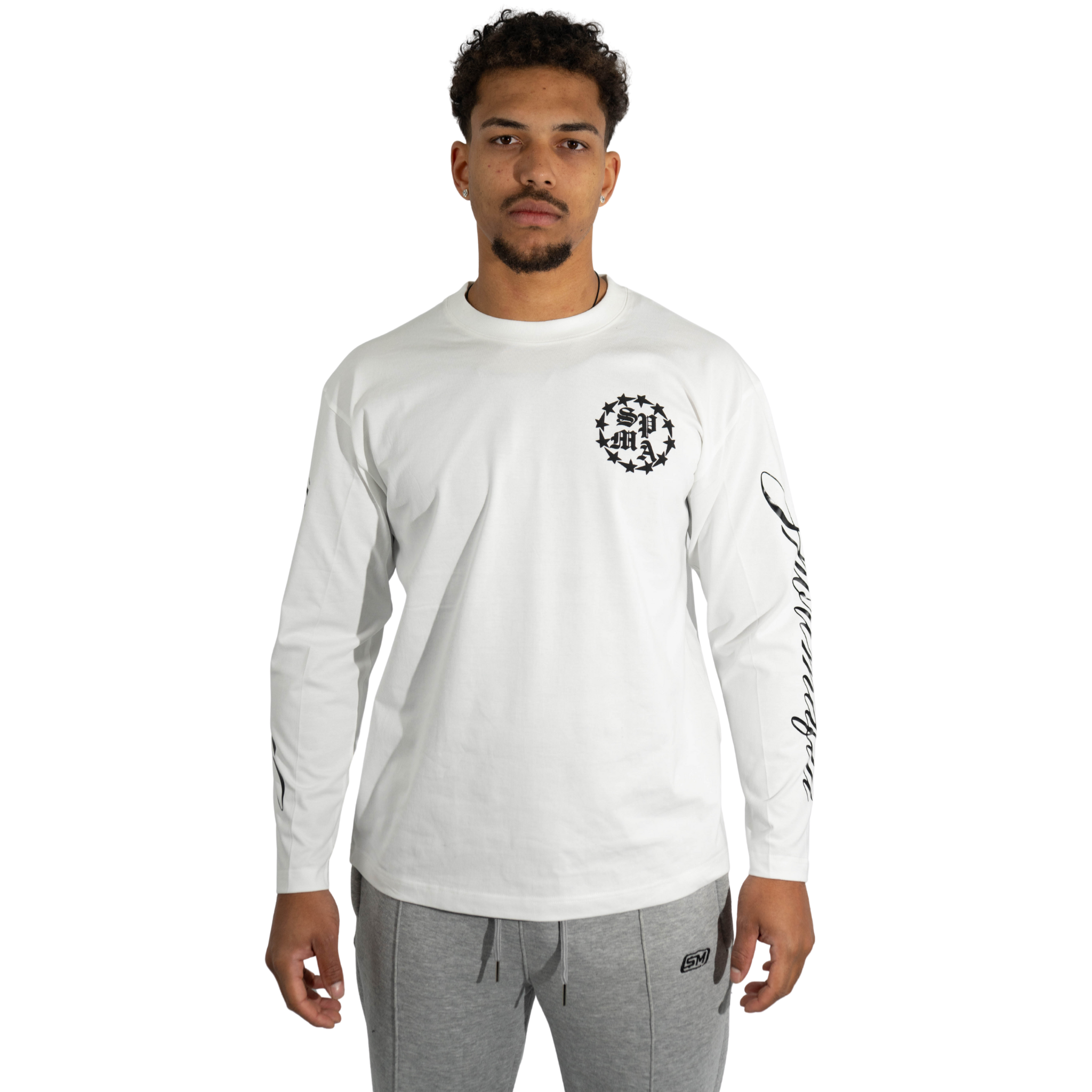 CREW NECK LONGSLEEVE / WHITE