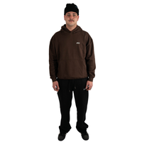 OVERSIZED HOODIE - BROWN