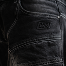 STONE WASHED JORT / BLACK