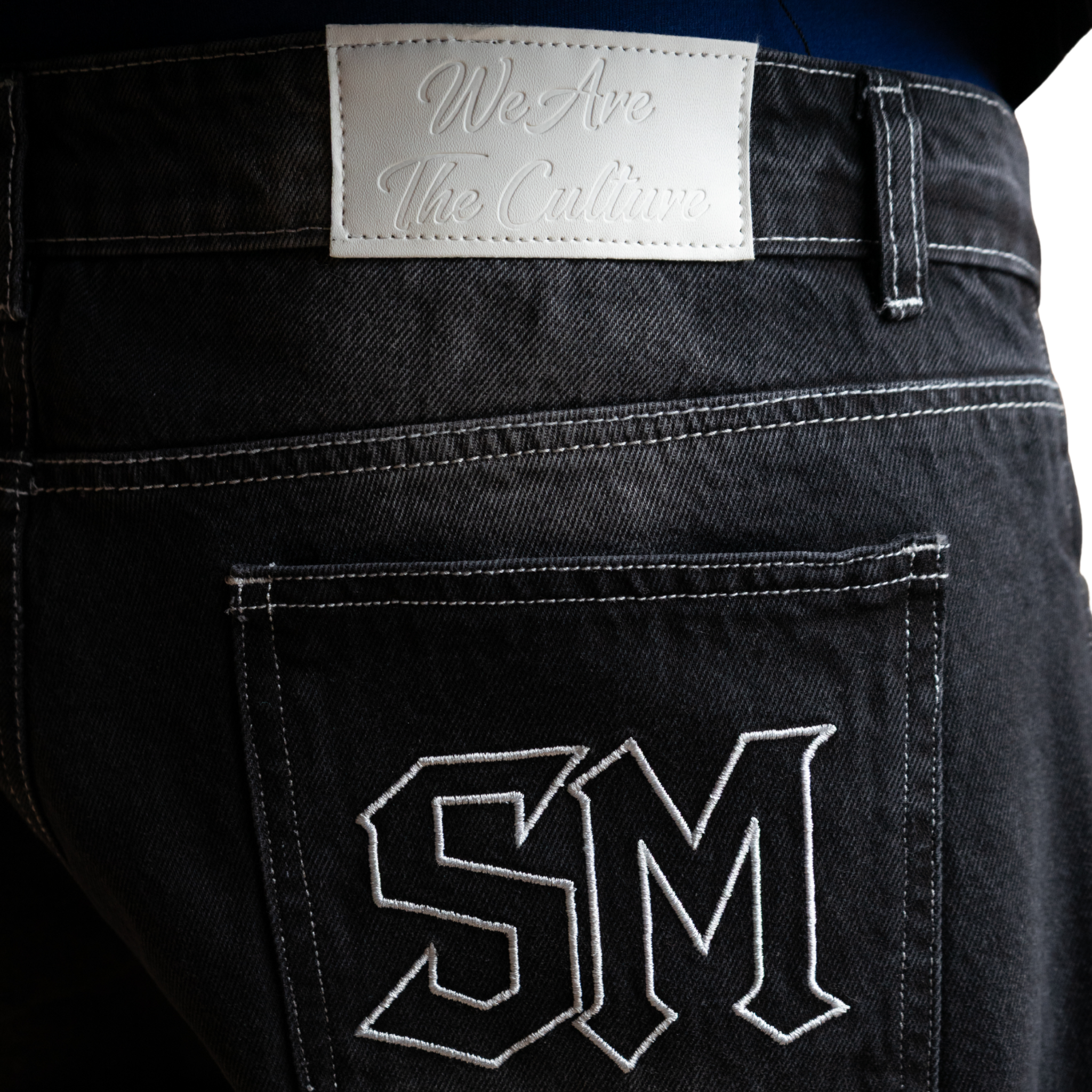 STONE WASHED JORT / BLACK