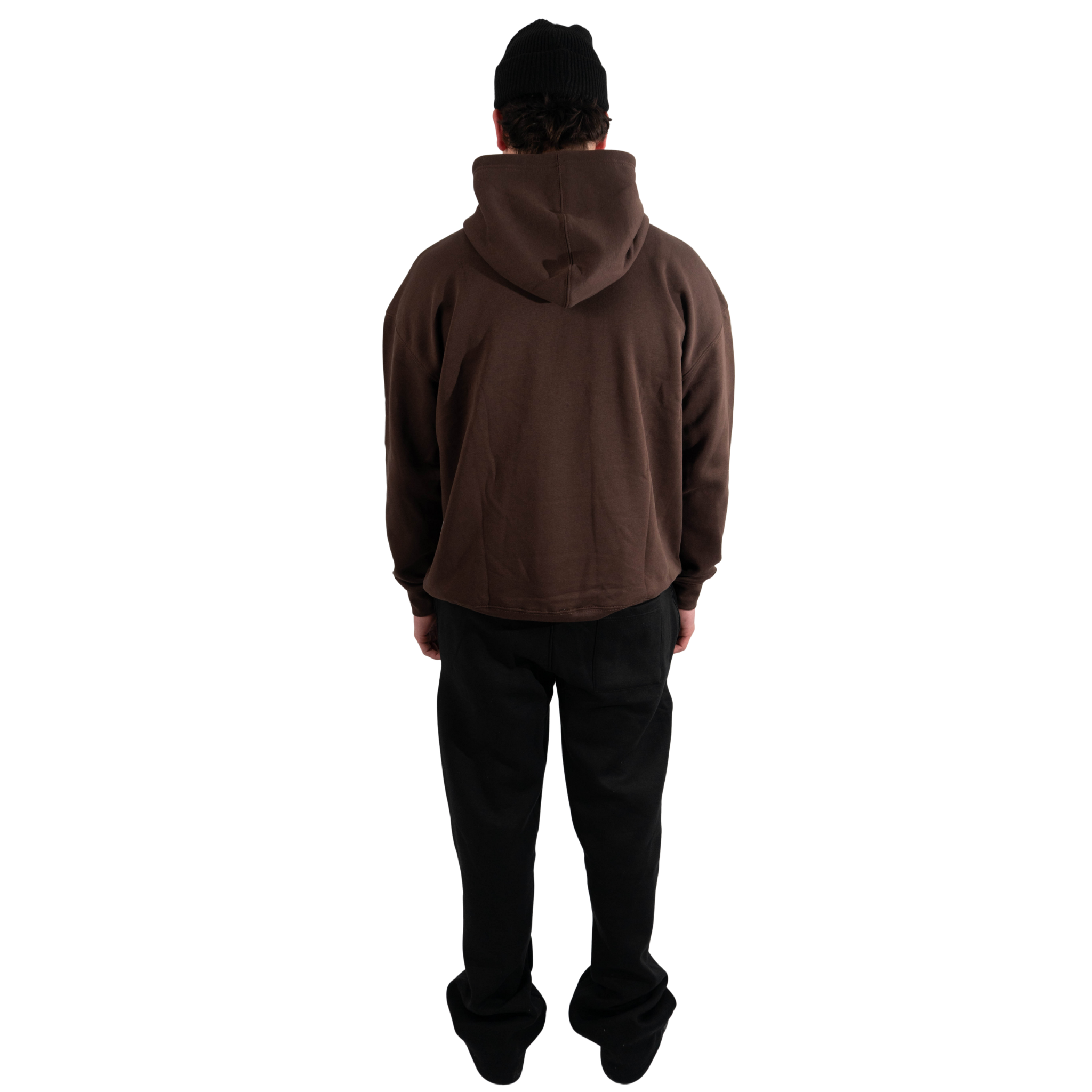 OVERSIZED HOODIE - BROWN