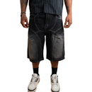 STONE WASHED JORT / BLACK