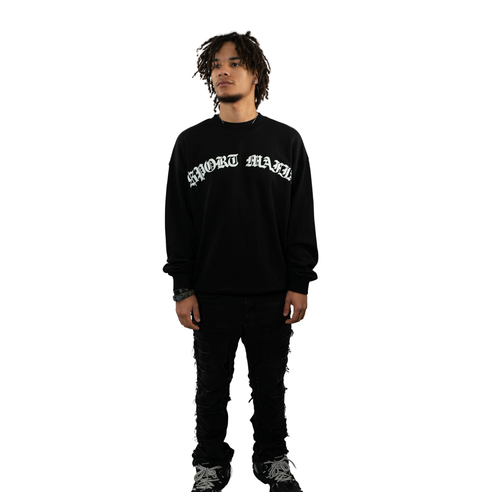 OVERSIZED SWEATER - BLACK