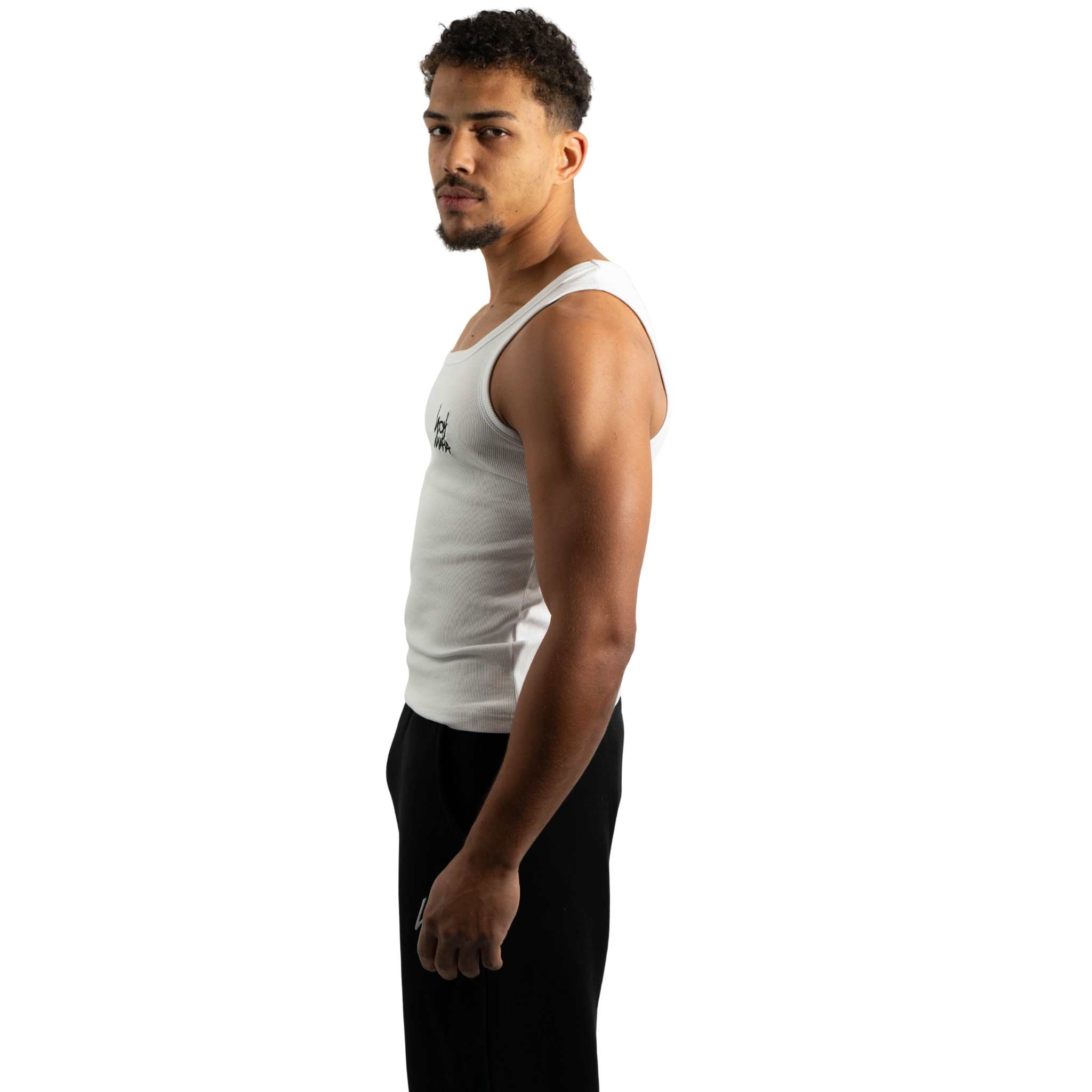 RIBBED TANKTOP - WHITE