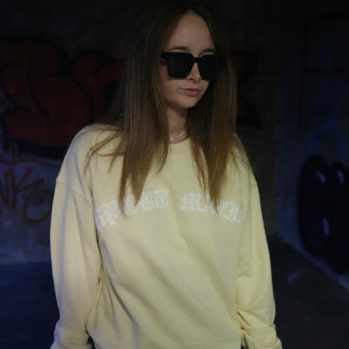 Basic Oversized Sweater -  Apricot  - Unisex