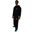 WASHED - OPEN LEG JOGGER / BLACK