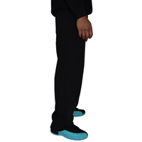 WASHED - OPEN LEG JOGGER / BLACK