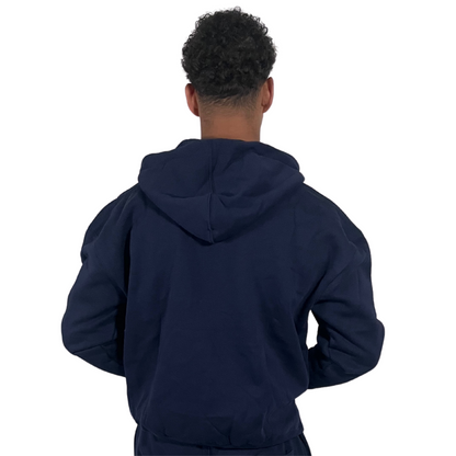 LUXURY - OVERSIZED ZIPPER / NAVY