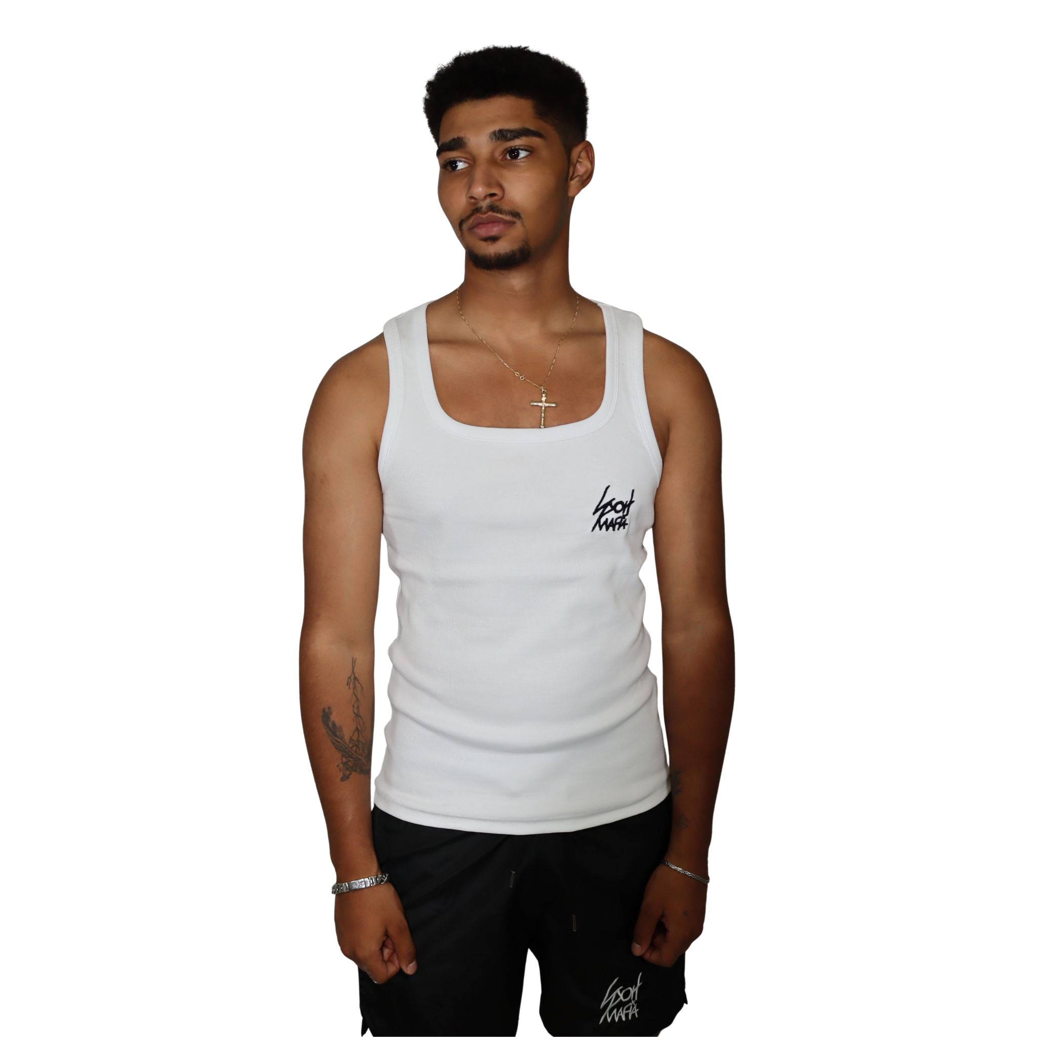 RIBBED TANKTOP - WHITE