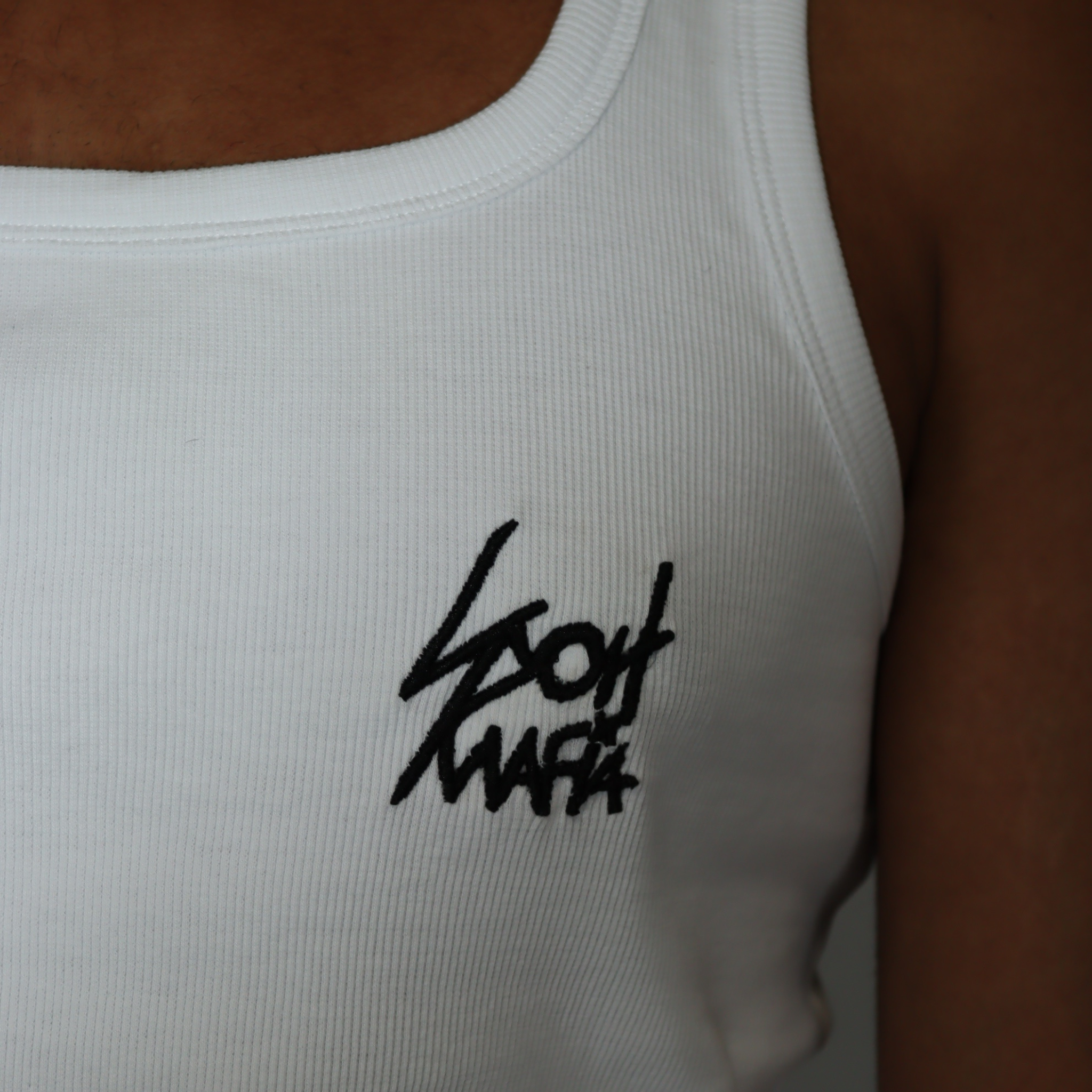 RIBBED TANKTOP - WHITE