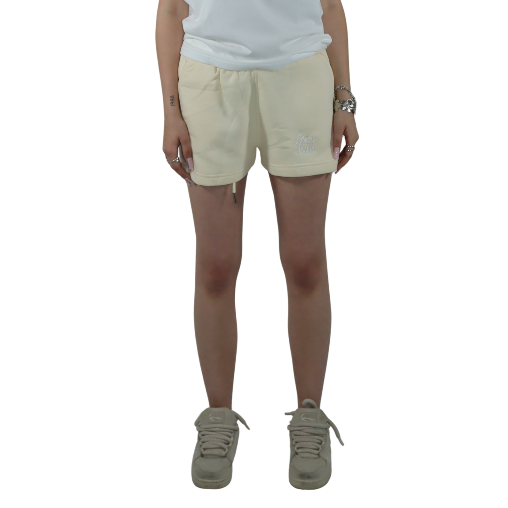 CROPPED SHORT - BEIGE