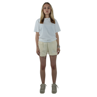 CROPPED SHORT - BEIGE