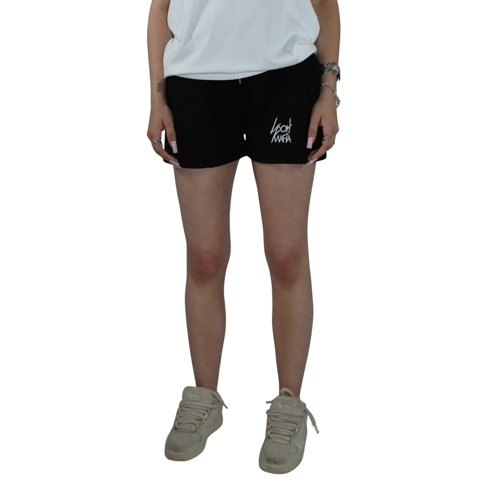 CROPPED SHORT - BLACK