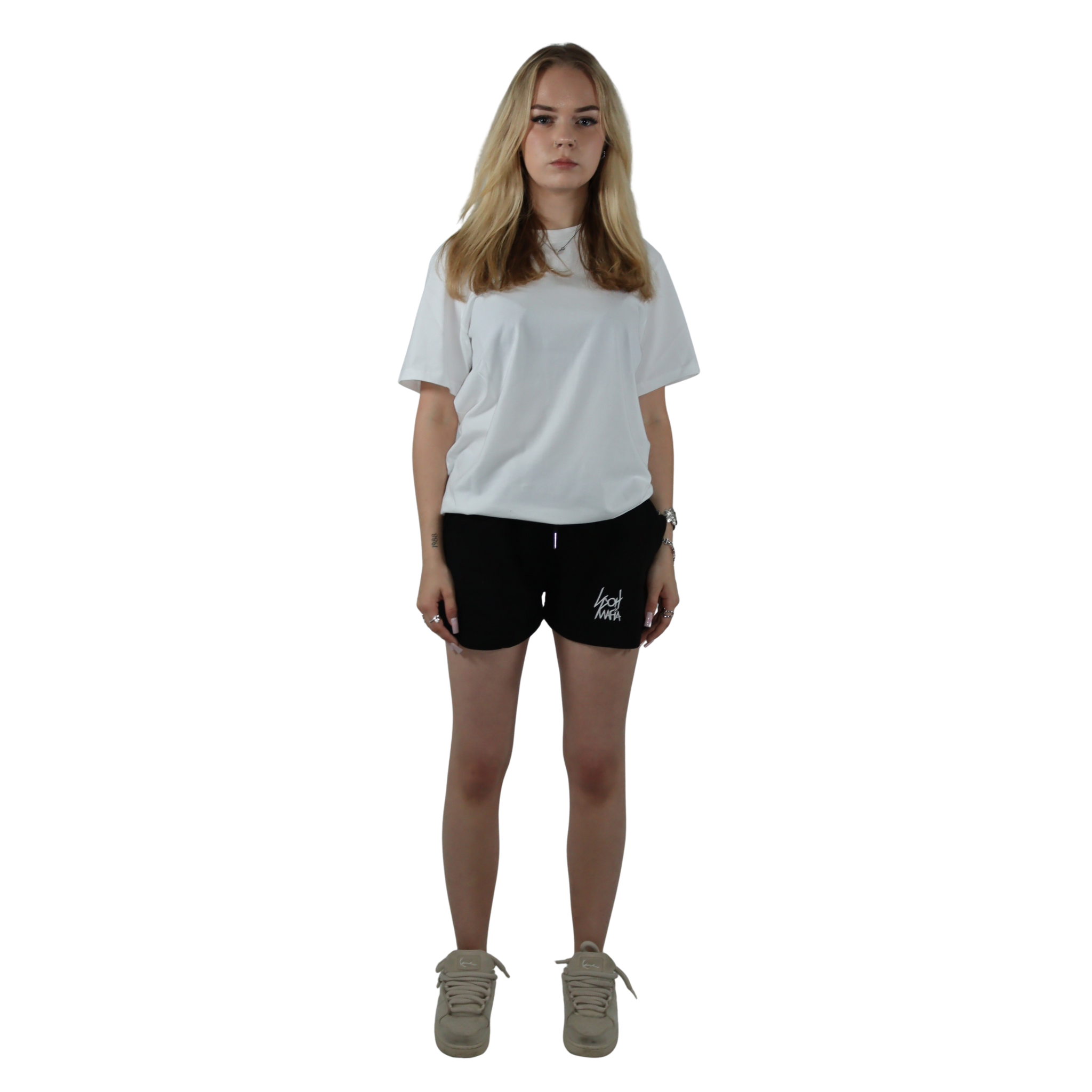 CROPPED SHORT - BLACK